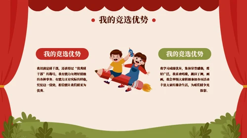 班干部竞选自我介绍通用PPT模板