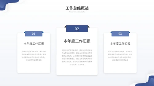 蓝色简约渐变流体年终工作总结工作报告年终总结工作计划ppt模板