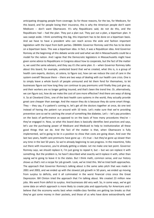 美国总统大选首场电视辩论英文实录.docx