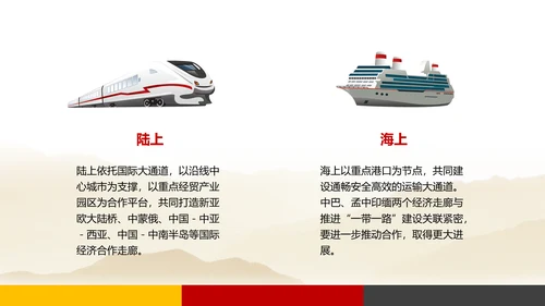 建设一带一路政策宣传教学PPT课件