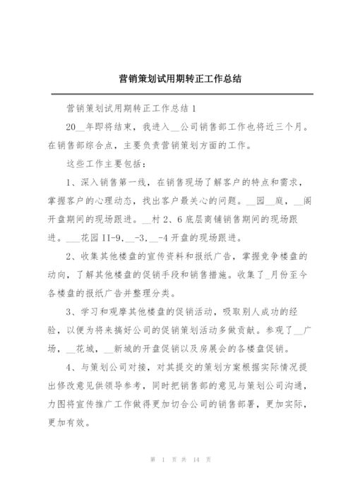 营销策划试用期转正工作总结.docx