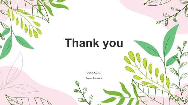 绿色小清新环保公益行业工作计划PPT主题