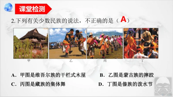 人教版地理八年级上册1.3《民族》课件（共25张PPT）