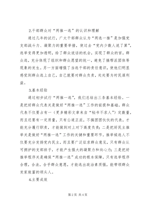 某乡试行村党支部换届选举情况汇报 (4).docx