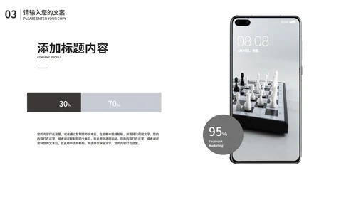 黑色简约风总结汇报PPT模板