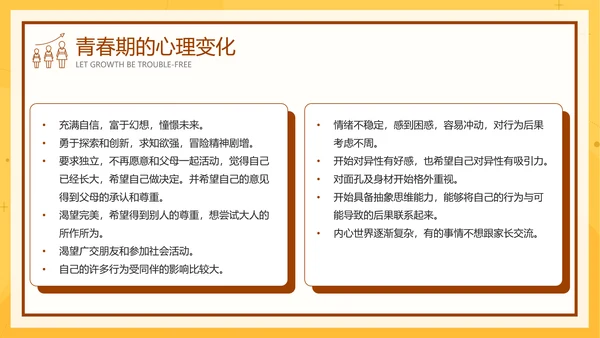 中小学生青春期健康教育成长PPT模板