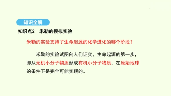 7.3.1地球上生命的起源课件-人教版生物八年级下册(共22张PPT)