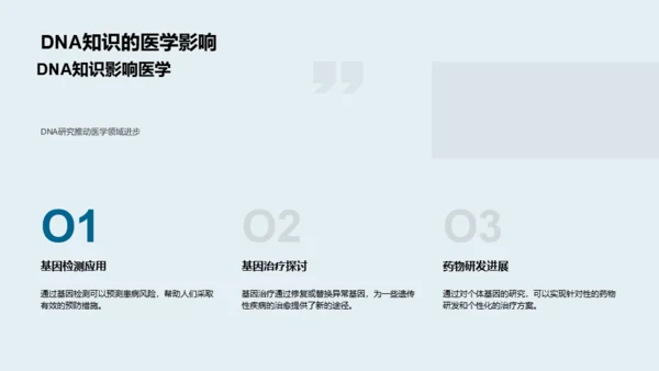 DNA科学解析，遗传生物学通用PPT模板