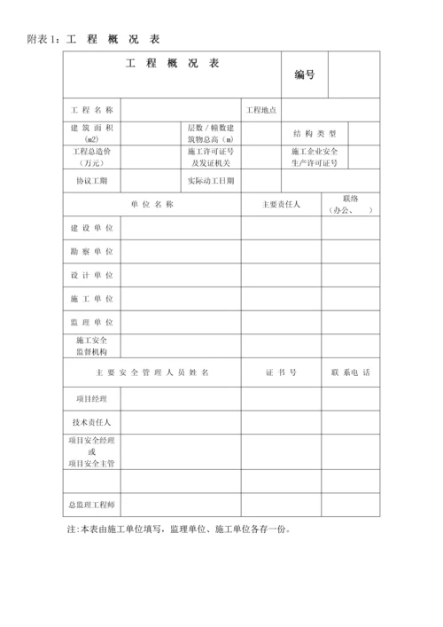 安全资料表格大全.docx