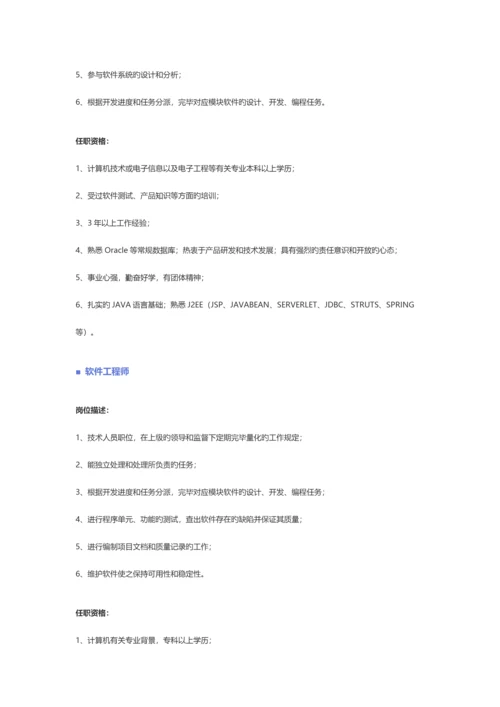 岗位职责新版.docx