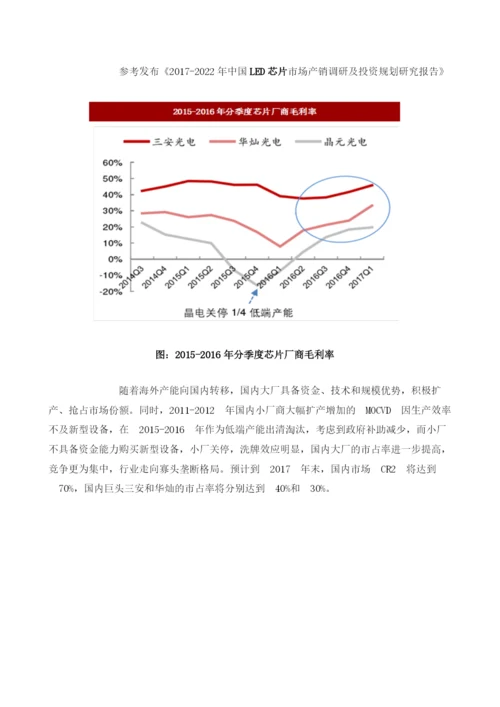 我国LED芯片行业竞争格局及行业进入壁垒分析.docx