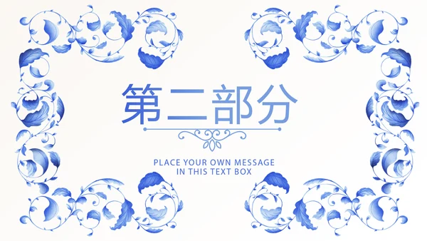 青花瓷器介绍动态PPT