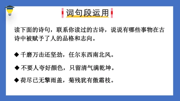 统编版语文六年级上册 第四单元 《语文园地四》课件