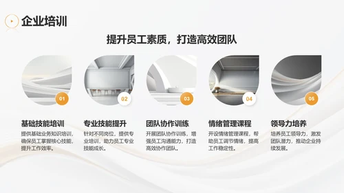 灰色简约风通用行业企业宣传PPT模板