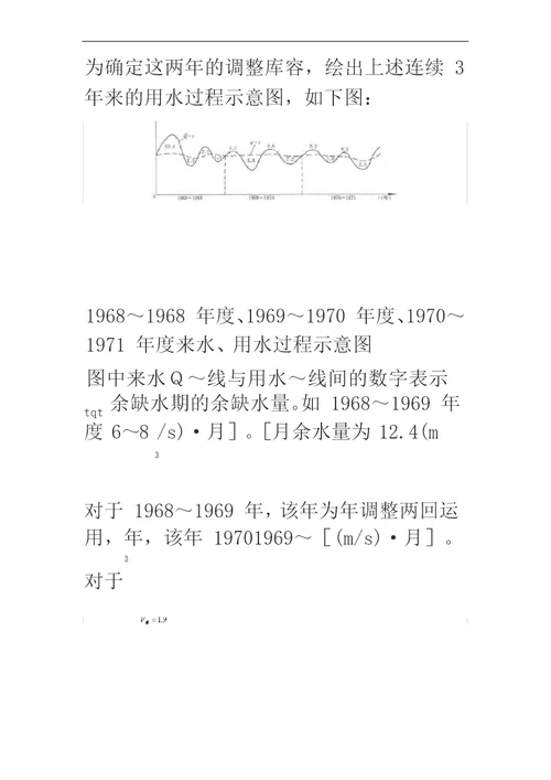 多年调节水库兴利库容计算方法