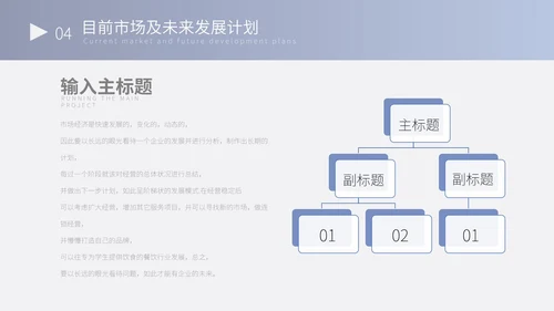 蓝色简约营销计划书PPT模板