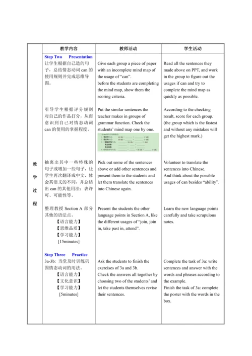 【核心素养目标】人教版英语七年级下册教案 Unit 1 Section A Grammar Focu