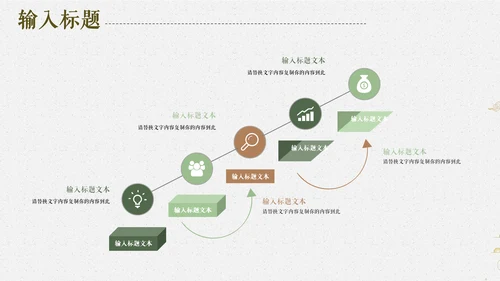 国风仙鹤企业员工培训工作汇报通用PPT模板