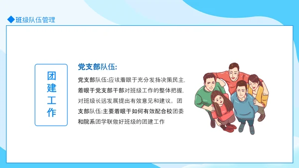 大学班级事务及制度信息管理PPT模板