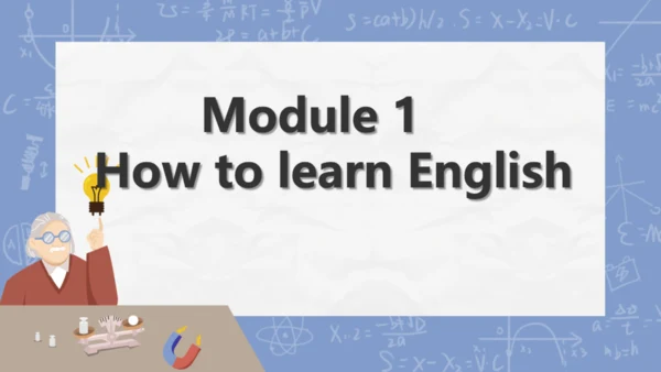 Module 1 How to learn English 模块综合与测试 复习课件 图片版预览PP