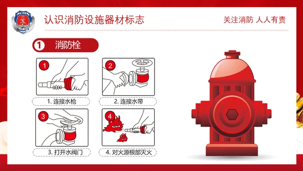 政府部门消防安全培训PPT模板
