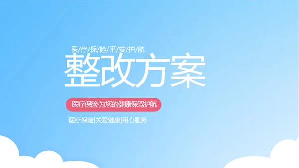 保险医疗工作总结汇报计划动态PPT