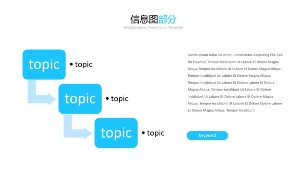 蓝色简洁创意公司简介商务通用PPT模板