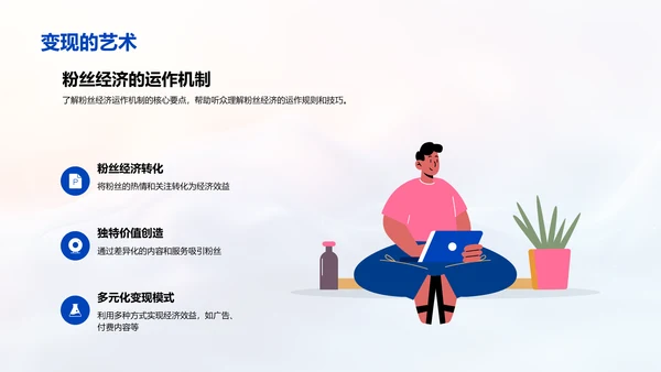 粉丝经济运营PPT模板