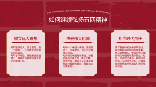 党政风五四青年节教育PPT