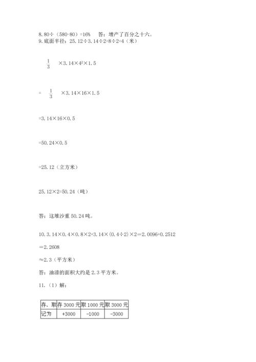 六年级小升初数学应用题50道及参考答案（黄金题型）.docx