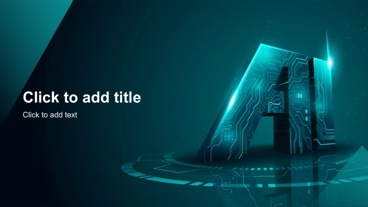 绿色科技风人工智能产品介绍PPT主题