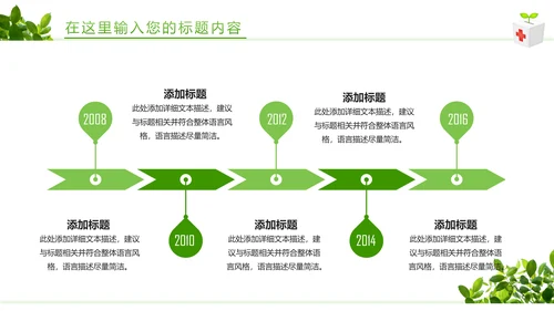 绿色清新医疗护士报告护士竞聘工作报告PPT模板