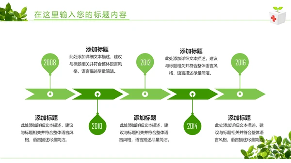 绿色清新医疗护士报告护士竞聘工作报告PPT模板