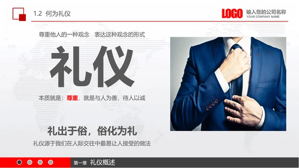 实用员工入职商务礼议培训PPT