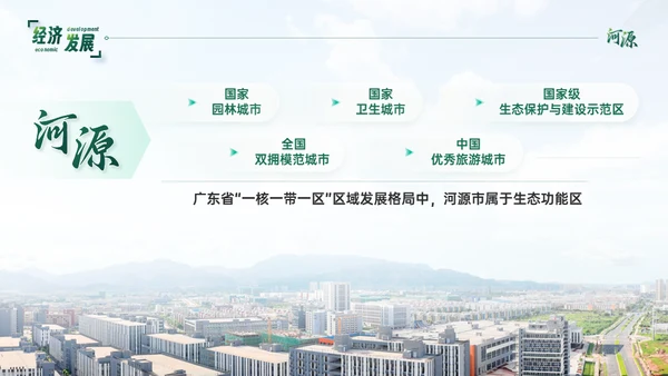 家乡（河源）城市宣传通用PPT模板