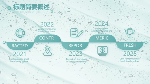 蓝色创意美容化妆品介绍工作总结PPT