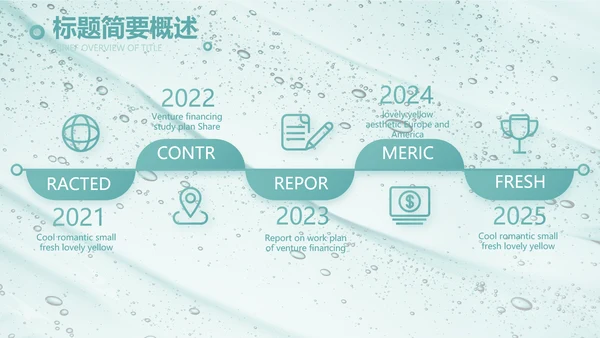 蓝色创意美容化妆品介绍工作总结PPT