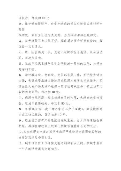 中学班主任奖惩制度.docx