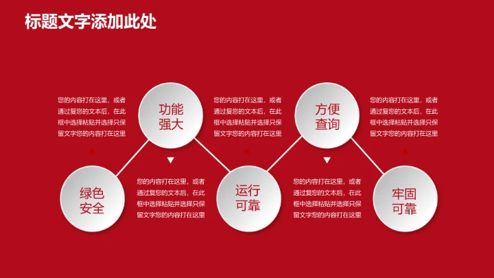 物流行业红色物流运输通用PPT模版