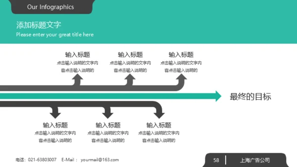 绿色系大气欧美商务风企业宣传通用PPT模板