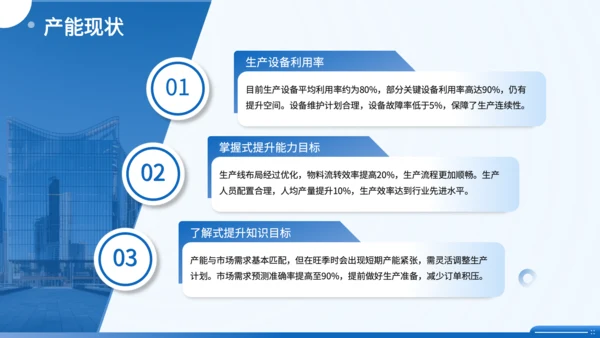 蓝色简约商务风制造业工作总结PPT