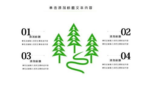 绿色环保生态文明城市PPT模板
