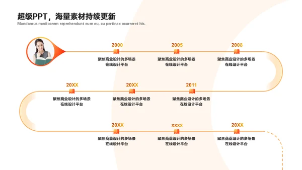文学社秋季书友会社团活动女孩通用PPT模板
