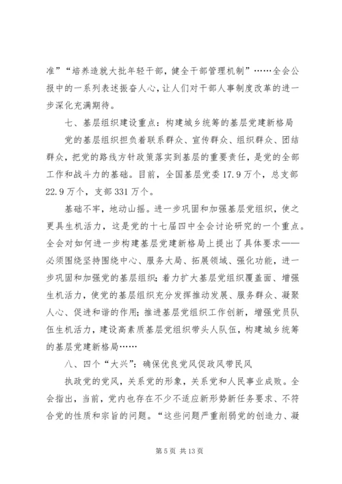 党的十七届四中全会精神要点.docx