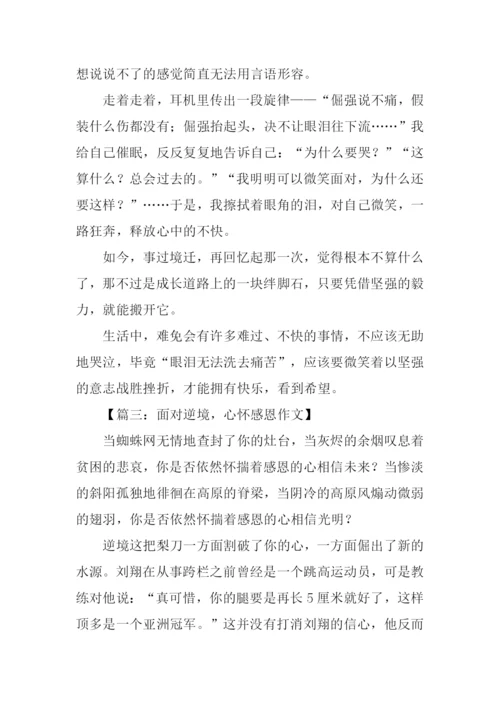 面对逆境作文.docx