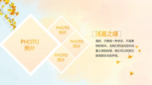 寻觅秋天秋季旅游电子相册动态PPT封含P