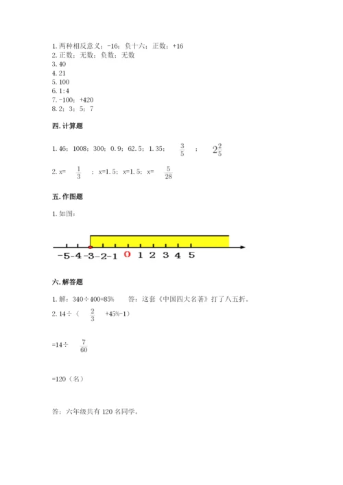 北师大版小学六年级下册数学期末检测试题附完整答案（夺冠系列）.docx