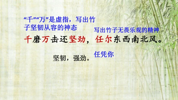 统编版语文六年级下册10古诗三首《马诗》《石灰吟》《竹石》课件
