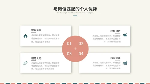 简约时尚个人简历岗位竞聘自我介绍ppt模板