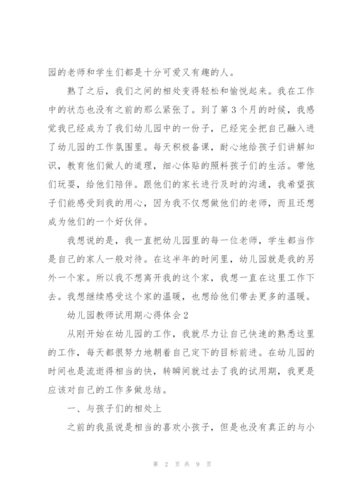 幼儿园教师试用期心得体会.docx